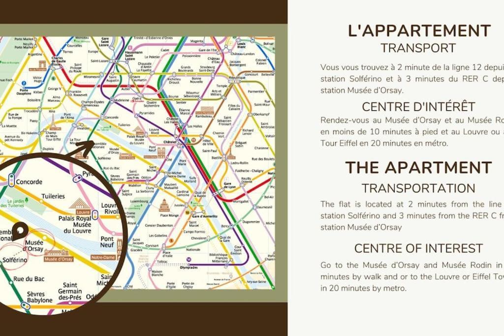 Musee D'Orsay-Saint Germain-Invalides-Famille Paris Ngoại thất bức ảnh